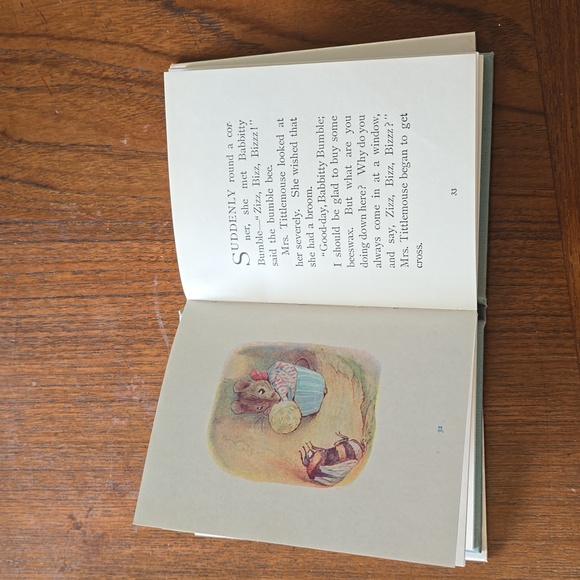 Vintage The Tale of Mrs. Tittlemouse by Beatrix Potter 1938 edition VGC - Picture 9 of 10